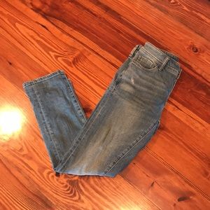 Pilcro and the Letterpress jeans. Size 27. Boyfriend. Blue